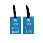 זוג תגים מעוצבים NOT YOUR BAG!
