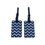 זוג תגים מעוצבים גלים