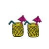 זוג תגים מעוצבים PINEAPPLE