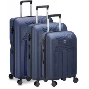 סט 3 מזוודות קשיחות קלות מבית מותג היוקרה Delsey דגם Ordener
