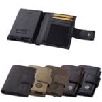 ארנק בטיחות RFID + NFC מעור שולף כרטיסי אשראי ותא לשטרות מבית המותג גבעוני