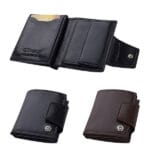 ארנק בטיחות RFID + NFC מעור תא למטבעות ותא לשטרות מבית המותג גבעוני