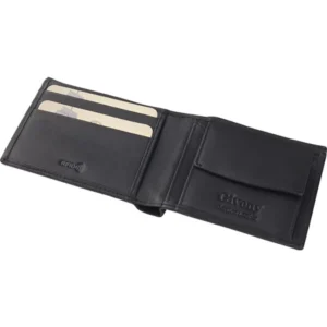 ארנק בטיחות RFID + NFC מעור נייקד תא למטבעות ו-2 תאים לשטרות מבית המותג גבעוני