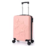 מזוודת עליה למטוס לילדים "20 מבית דיסני דגם מיקי מאוס בצבע ורוד בהיר