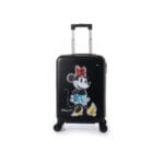 מזוודת עליה למטוס לילדים "20 מבית דיסני דגם מיני מאוס בצבע שחור