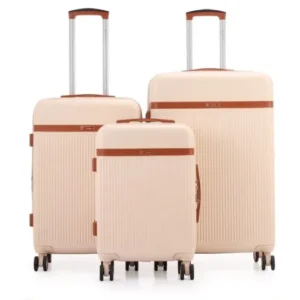 סט מזוודות קשיחות בעיצוב יוקרתי 28″/24″/20″ TESLA Los Angeles