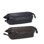 תיק לכלי רחצה עור נאפה מבית המותג גבעוני