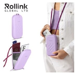 Phone Case XL תיק צד קשיח סלינג של מותג המזוודות החכמות Rollink