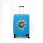 כיסוי בד למזוודה - סביב עולם