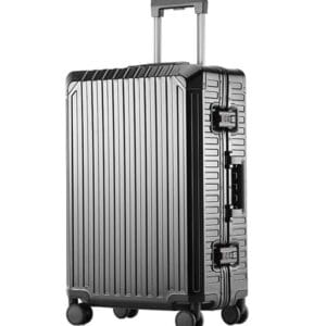 מזוודה קטנה 20'' עליה למטוס אלומיניום יוקרתי מסגסוגת מגנזיום (טיטניום)- שחור