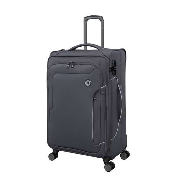 סט מזוודות בד קלות 3 יח' 30-25-20 מבית IT Luggage דגם TELEPORTED- אפור3 סט מזוודות בד קלות 3 יח' 30-25-20 מבית IT Luggage דגם TELEPORTED- אפור3