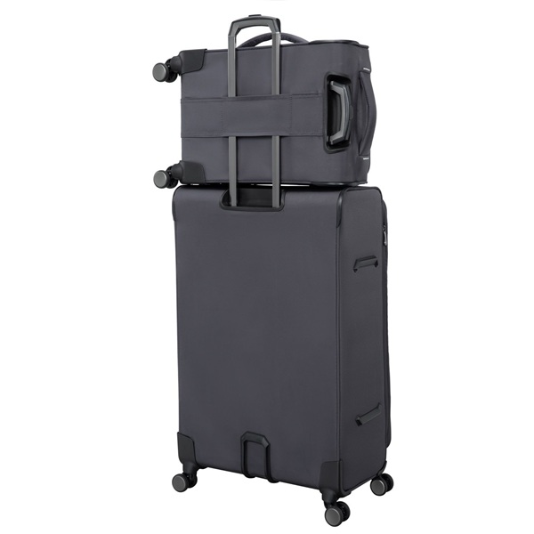 סט מזוודות בד קלות 3 יח' 30-25-20 מבית IT Luggage דגם TELEPORTED- אפור4 סט מזוודות בד קלות 3 יח' 30-25-20 מבית IT Luggage דגם TELEPORTED- אפור4