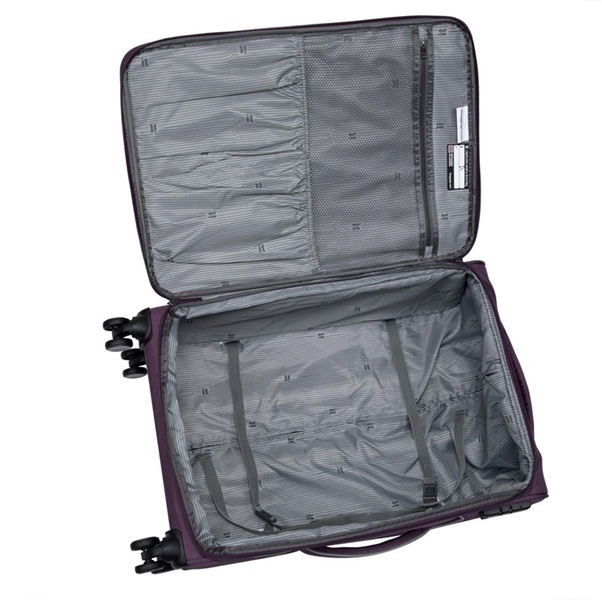 סט מזוודות בד קלות 3 יח' 30-25-20 מבית IT Luggage דגם TELEPORTED- סגול שזיף2 סט מזוודות בד קלות 3 יח' 30-25-20 מבית IT Luggage דגם TELEPORTED- סגול שזיף2