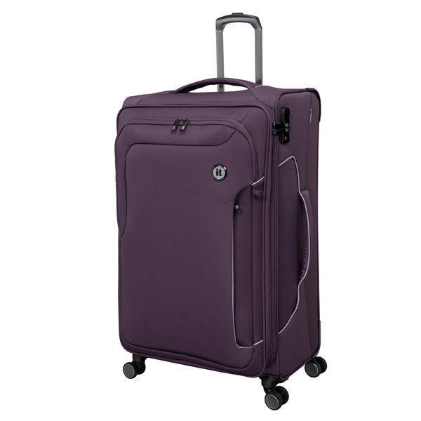 סט מזוודות בד קלות 3 יח' 30-25-20 מבית IT Luggage דגם TELEPORTED- סגול שזיף4 סט מזוודות בד קלות 3 יח' 30-25-20 מבית IT Luggage דגם TELEPORTED- סגול שזיף4