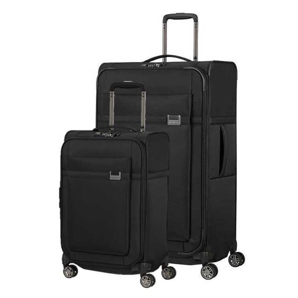 מזוודה גדולה (28″) וקטנה (20″) דגם Airea מותג Samsonite- שחור