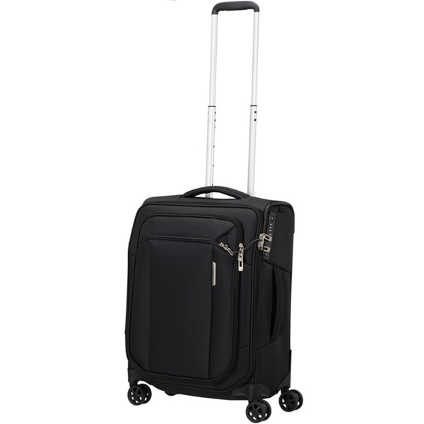 מזוודה קטנה עליה למטוס 20'' אינץ' 55cm דגם Respark מותג Samsonite - שחור מזוודה קטנה עליה למטוס 20'' אינץ' 55cm דגם Respark מותג Samsonite - שחור