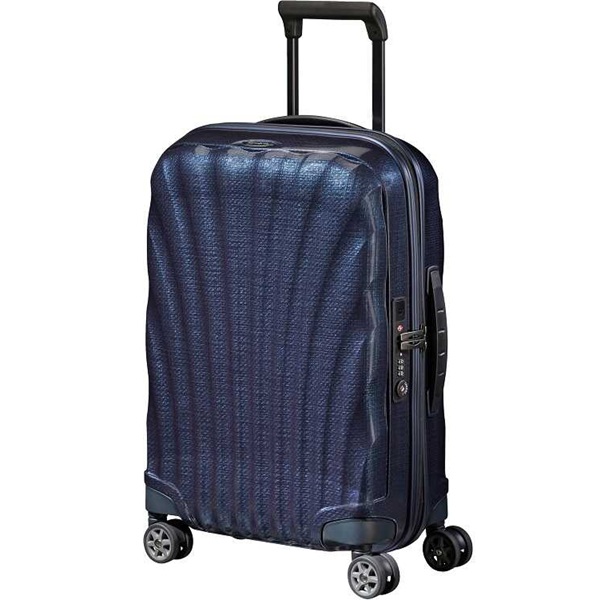 מזוודה קטנה עליה למטוס 20'' אינץ' הקלה בעולם 55cm דגם C-lite מותג Samsonite - נייבי