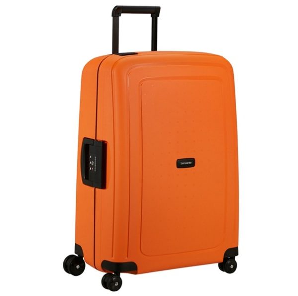 מזוודה קשיחה בינונית 25'' אינץ' 69cm דגם S’Cure מותג Samsonite- כתום