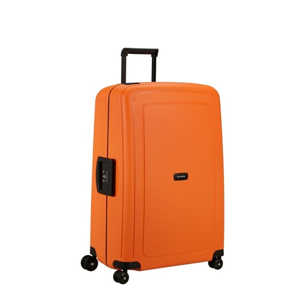 מזוודה קשיחה גדולה 28'' אינץ' S’ure 75cm דגם S’Cure מותג Samsonite- כתום מזוודה קשיחה גדולה 28'' אינץ' S’ure 75cm דגם S’Cure מותג Samsonite- כתום