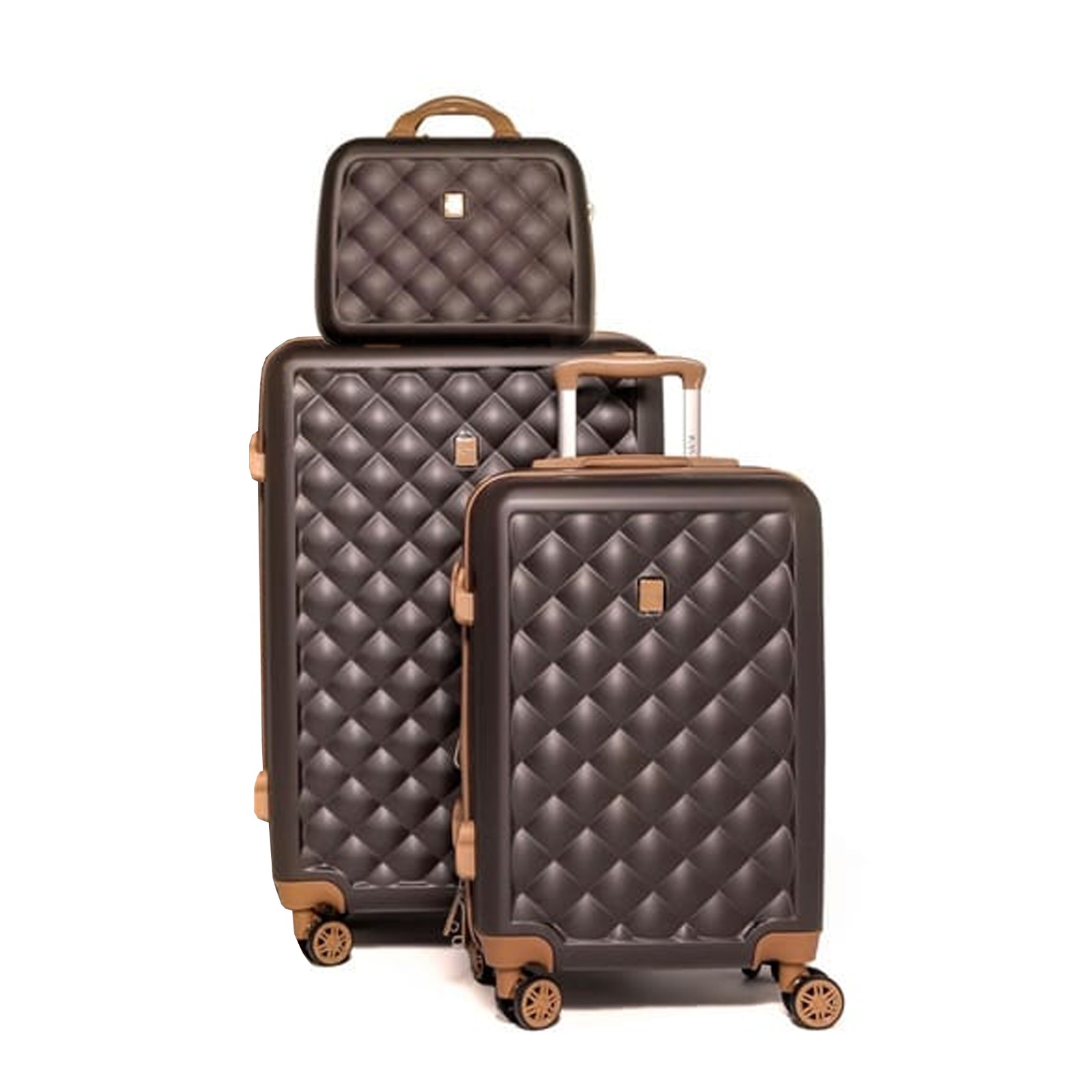 סט 3 LUAN דיימונד - קפה