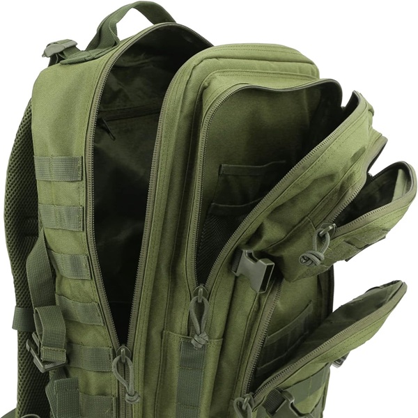 תרמיל טקטי צבאי REEBOW GEAR מותג ARMY עם מערכת Molle- ירוק צבאי3 תרמיל טקטי צבאי REEBOW GEAR מותג ARMY עם מערכת Molle- ירוק צבאי3
