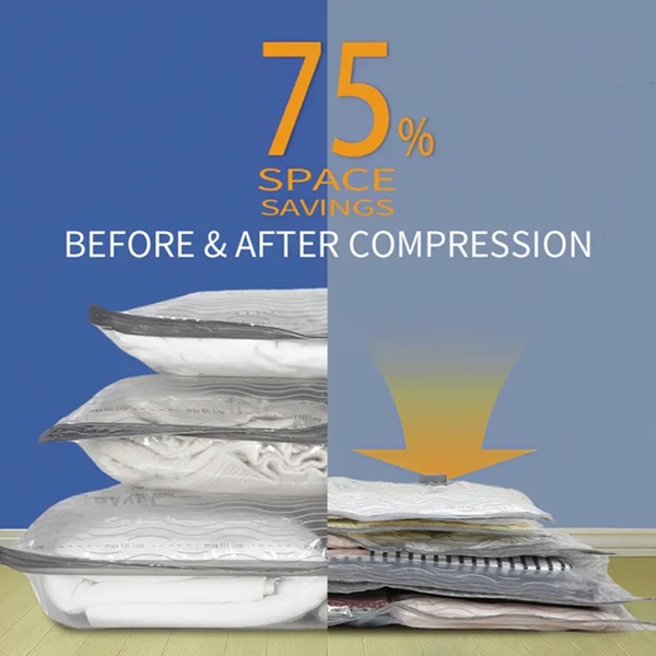 סט 12 שקיות ואקום לנסיעות- 12 pcs vacuum bags מותג Travel Tech-3