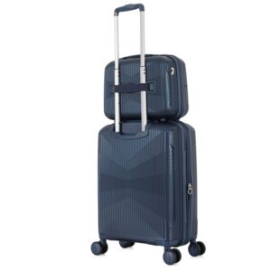 סט 3 מזוודות קשיחות 20''/24''/28'' + תיק קוסמטיקה דגם VENICE מבית המותג היוקרתי Luan