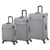 סט 3 מזוודות בד 21''/26''/29'' מבית IT Luggage דגם Circulator
