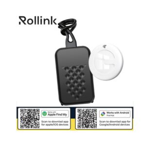 תג מזוודה חכם ROLLTAG תואם iOS ו‑Android (מוסמך Apple ו‑Google) מבית Rollink