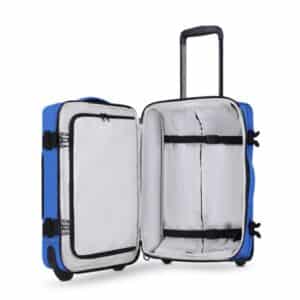 תיק דאפל טרולי רך 21" מתאים לעלייה למטוס דגם Pack & Roll של מותג המזוודות החכמות Rollink