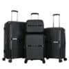 סט 3 מזוודות קשיחות 20''/25''/29'' + תיק קוסמטיקה 14'' דגם ORLANDO מבית המותג היוקרתי Luan